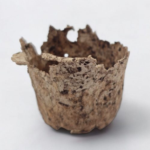 Flower pot sample, bioplastics, biodegradability test